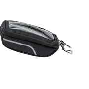 Nieuwe Looxs sporttelefoontas van 0,6 liter met KlickFix Quad bevestiging, zwart, geschikt voor telefoon en sportactiviteiten.