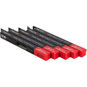 Tecora steekas voor fietstrailer, M12 x P1.75, lengte 168-180 mm, zwart metalen onderdeel voor montage.