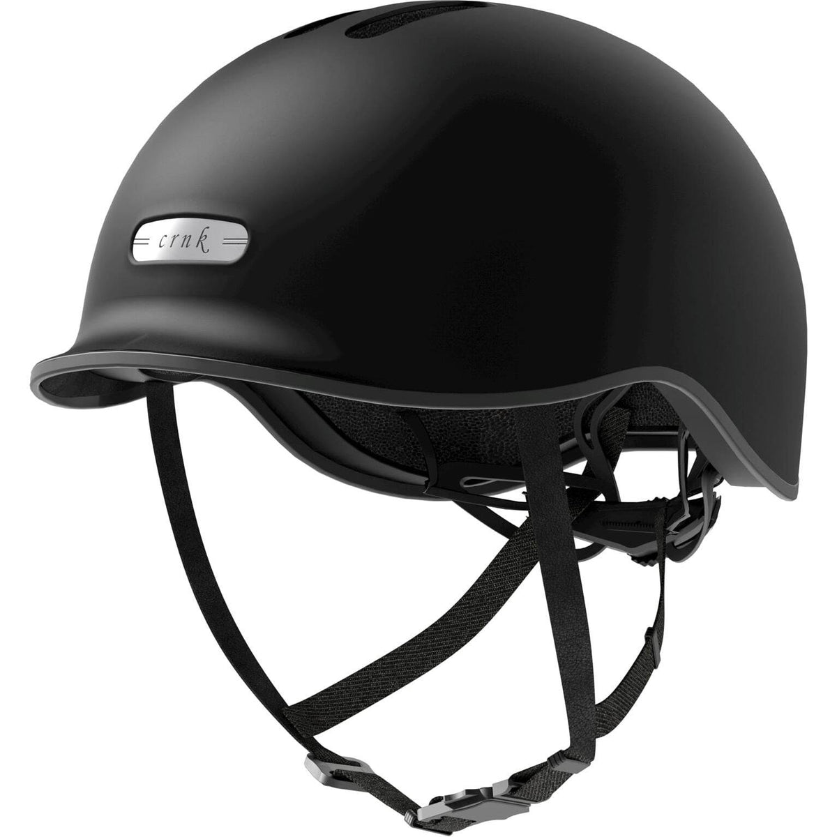 Crnk Tango Urban e-bike helm met verstelbare band en ventilatieopeningen, geschikt voor stadsfietsen en comfort.