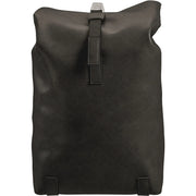 Brooks Pickwick S leren rugzak met 12L capaciteit, zwart, met verstelbare schouderbanden en stevige ritssluiting.