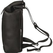 Brooks Pickwick S leren rugzak met 12L inhoud, zwarte kleur, stevige riemen en stijlvolle uitstraling.