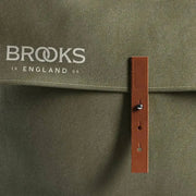 Brooks dubbele fietstas Brick Lane Panniers 30L, waterbestendige bagagedragertas voor fietsen, zwart met logo details
