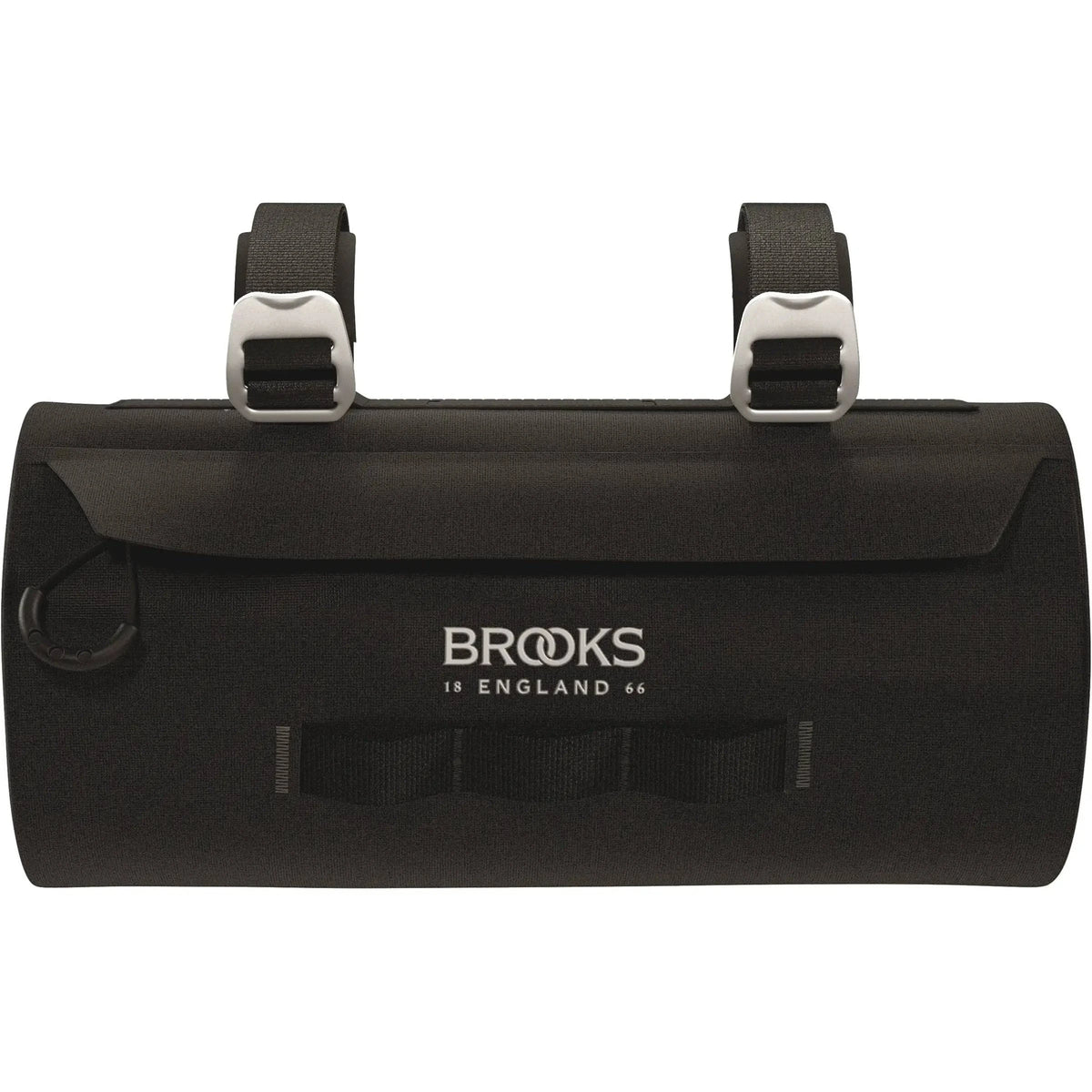 Brooks Scape Handlebar 3L stuurtas voor fiets, zwart met geïntegreerde opbergruimte en comfortabele grip, geschikt voor stadsfietsen