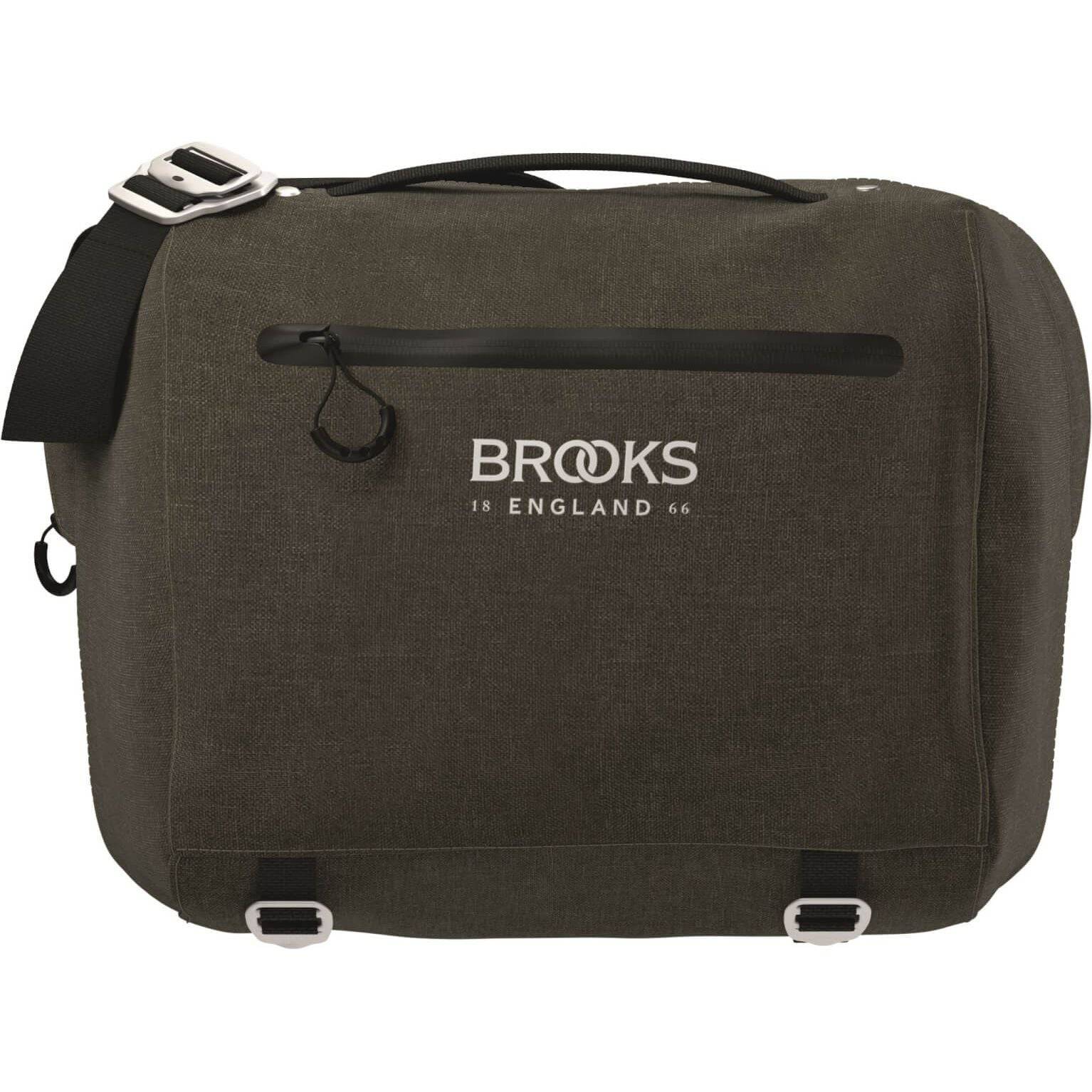 Brooks Stuurtas Scape Handlebar Compact Bag Mud 10L - Le Coq Wielerartikelen