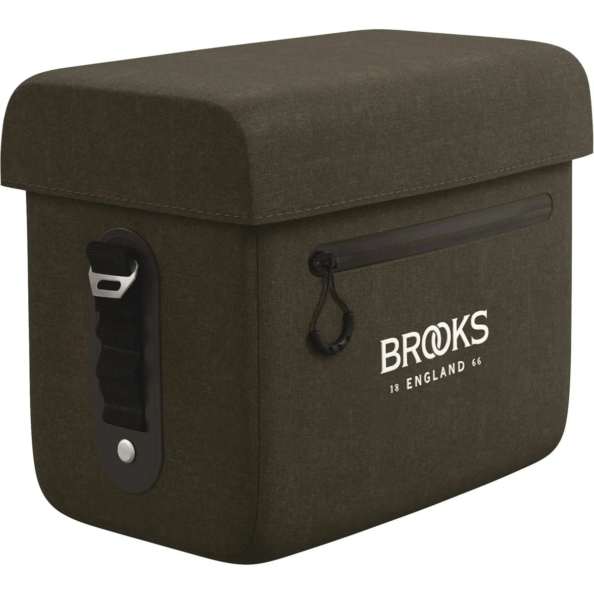 Brooks Stuurtas Fiets met Scape Handlebar Case Mud 8L, waterdichte stuurstuur tas met rits en verstelbare riem, zwart.