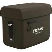 Brooks Stuurtas Fiets met Scape Handlebar Case Mud 8L, waterdichte stuurstuur tas met rits en verstelbare riem, zwart.