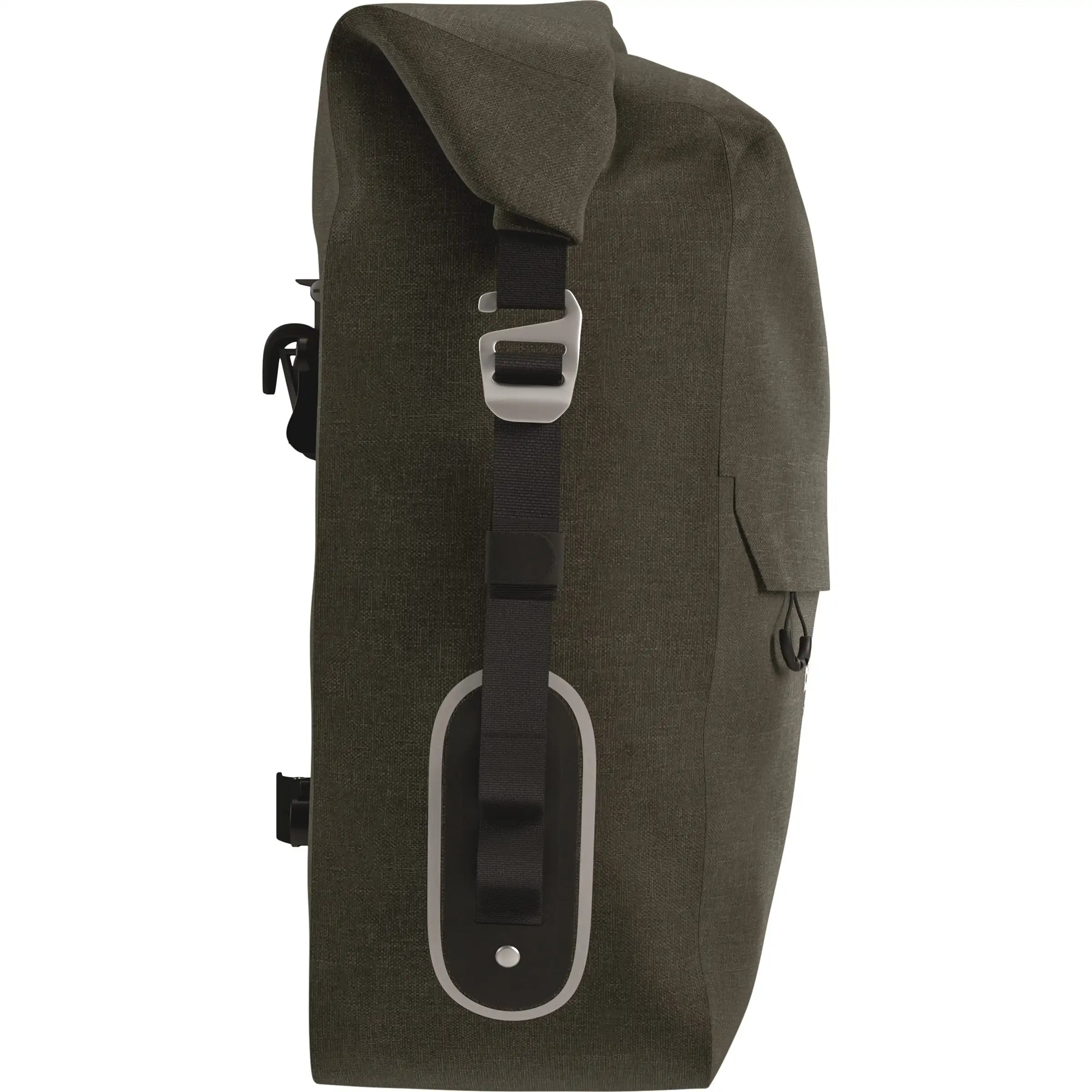 Brooks fietstas Enkel Scape L 18-22L, zwart, waterbestendige tas met verstelbare riemen, geschikt voor achterdrager, voor fietsen.