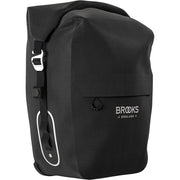 Brooks fietstas Enkel Scape L, zwarte tas met verstelbare riemen en reflecterende details voor fietsers