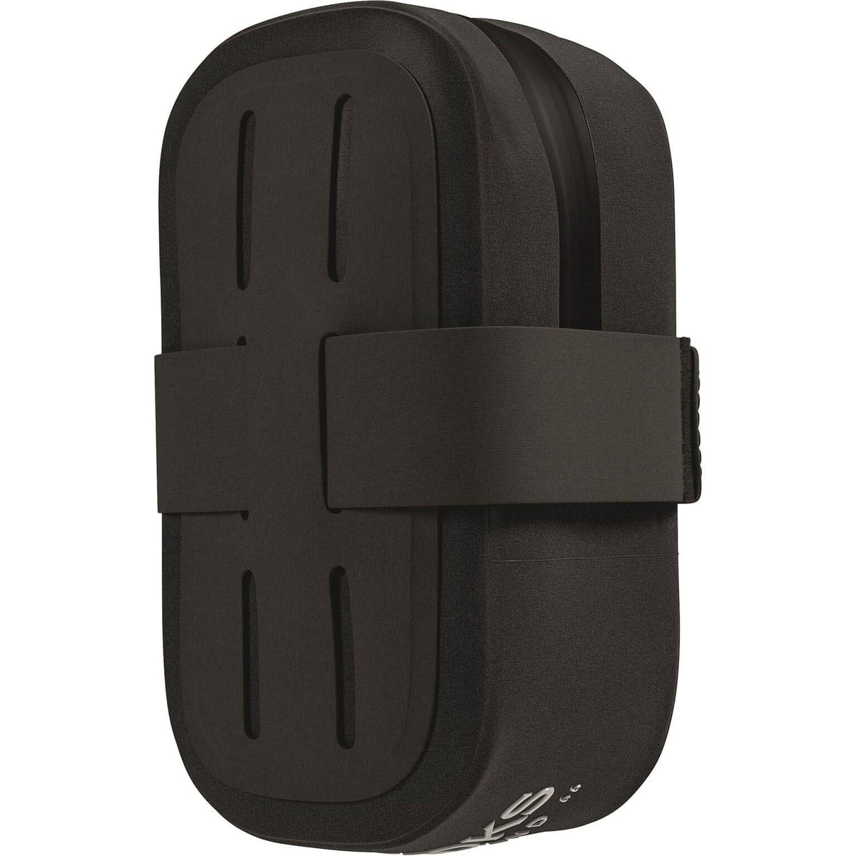 Brooks Scape Pocket zadeltas voor fietsen, zwart met reflecterende details en verstelbare riemen voor comfortabel gebruik