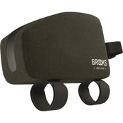 Brooks Frametas Scape top tube tas met bevestigingsbouten, 0,9L bikepacking tas voor fietsaccessoires