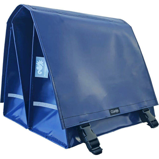 Clarijs Fietstas Dubbel Xl Pvc 46L Met Uitsparing - Le Coq Wielerartikelen