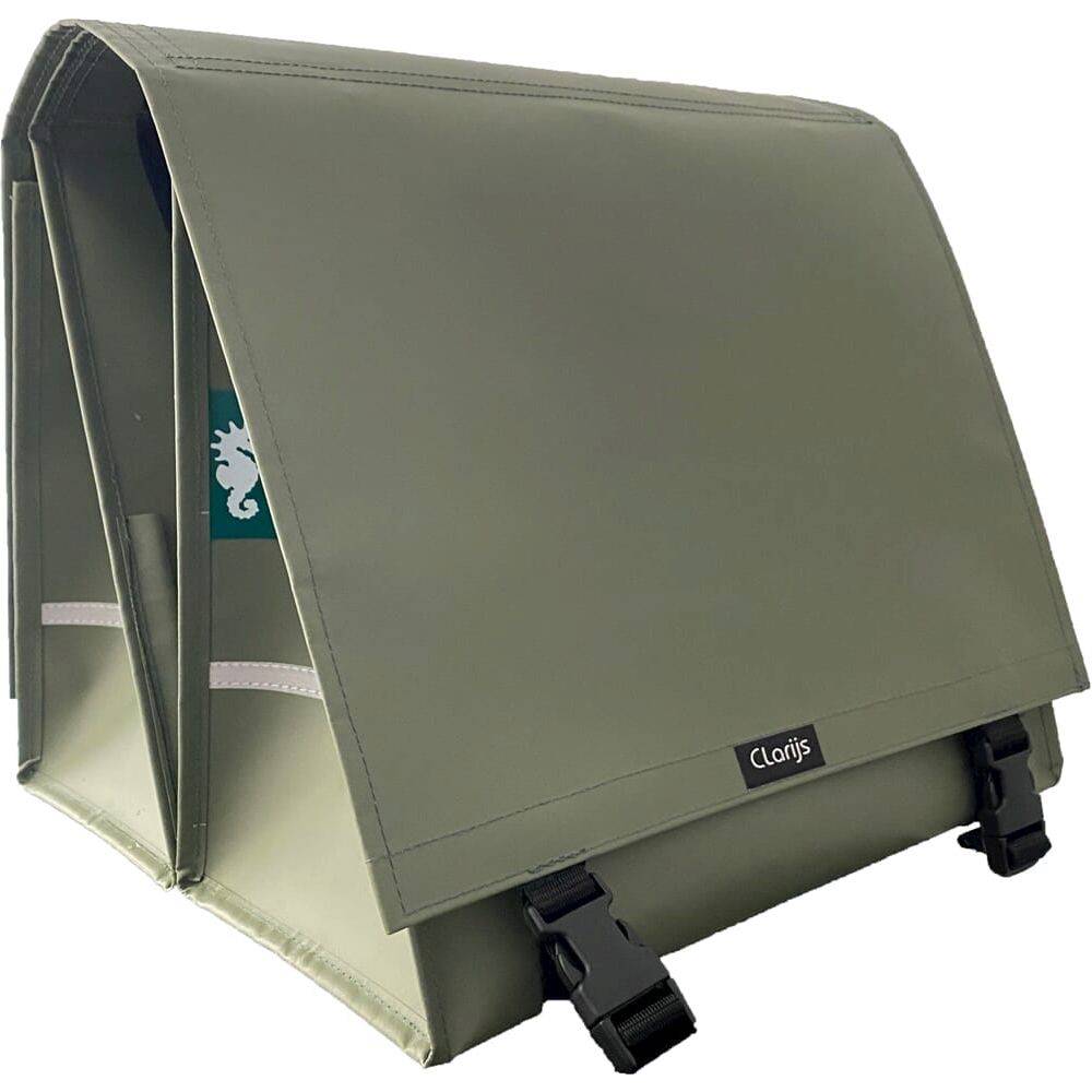 Clarijs Fietstas Dubbel Xl Pvc 46L Met Uitsparing - Le Coq Wielerartikelen