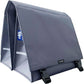 Clarijs Fietstas Dubbel Xl Pvc 46L Met Uitsparing - Le Coq Wielerartikelen