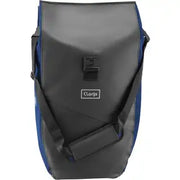 Clarijs Solobag 24 liter waterdichte fietstas voor enkel, zwart, met reflecterende details en stevige bevestiging.
