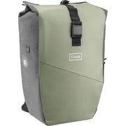 Clarijs Variobag 24 liter waterdichte fietstas voor enkel, zwart, met verstelbare riem en reflecterende details.