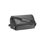 Zwarte Clarijs fietstas enkel, premium front bag van 61 liter met verstelbare riem en stevig ontwerp voor fietsaccessoire.