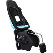 Thule achter fietsstoeltje voor veilig en comfortabel vervoer van kinderen op de fiets, zwart en stevig ontwerp