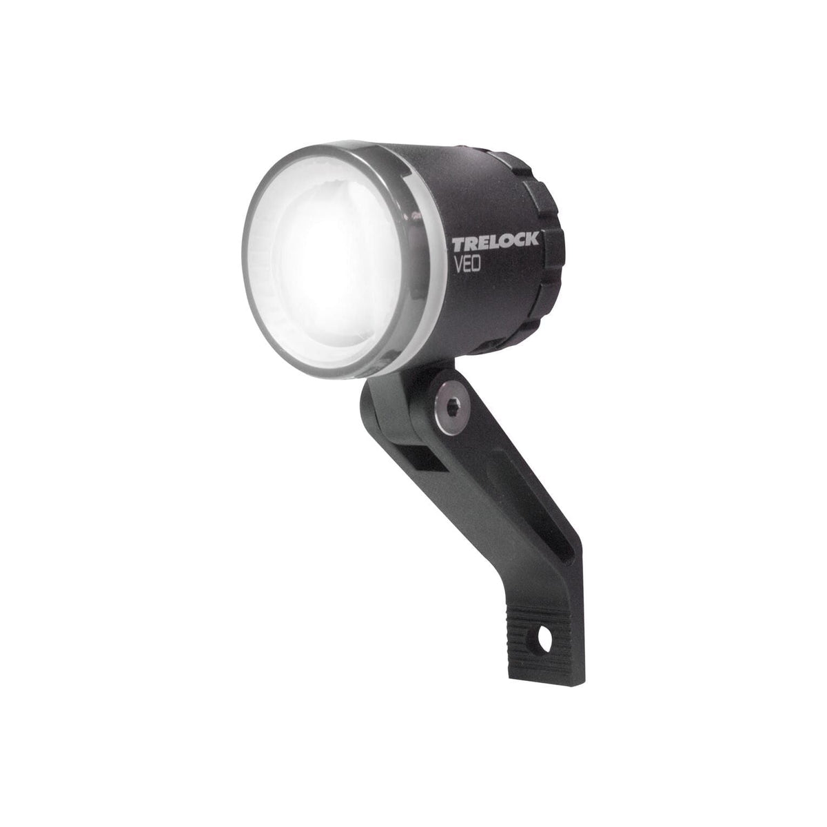 Trelock Lighthammer LS 380 fietslamp voor e-bike, 6-12V koplamp met heldere verlichting en duurzame constructie