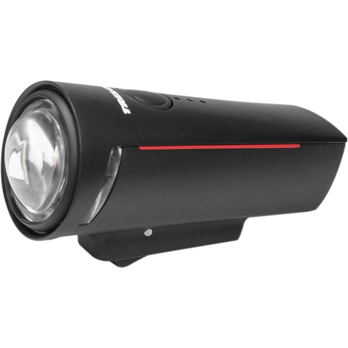 Trelock Vector LS 300 I-Go USB koplamp met 30 lux, zwart, met bevestigingsbeugel en USB-oplaadfunctie, geschikt voor fietsen