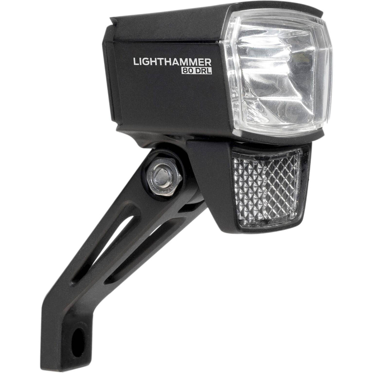 Trelock Lighthammer LS 835-T koplamp met dynamo en 80 Lux voor fiets, heldere verlichting en duurzame bouwkwaliteit