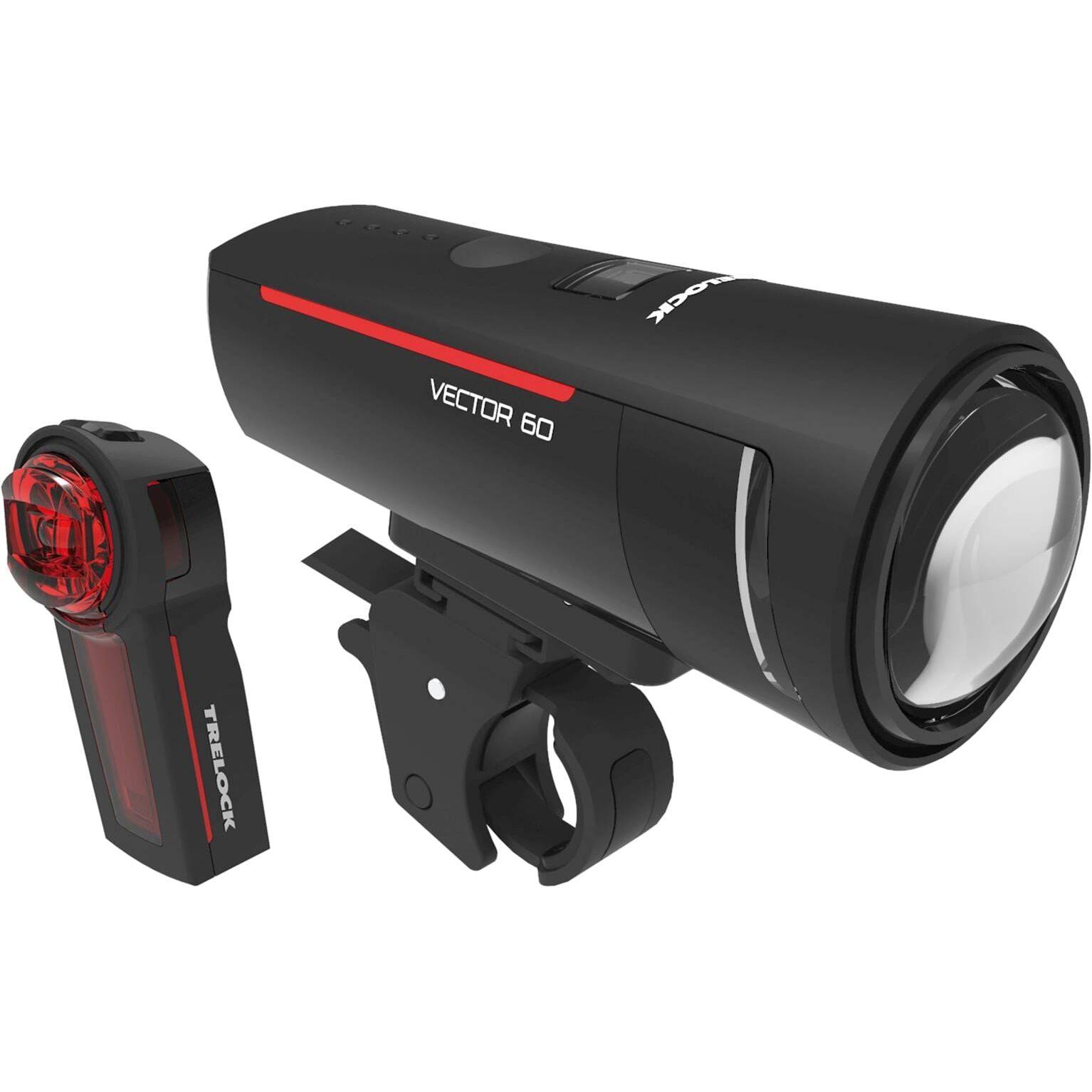 Trelock Verlichtings Set Vector Ls 600 I-Go Ls 740 60 Lux - Le Coq Wielerartikelen