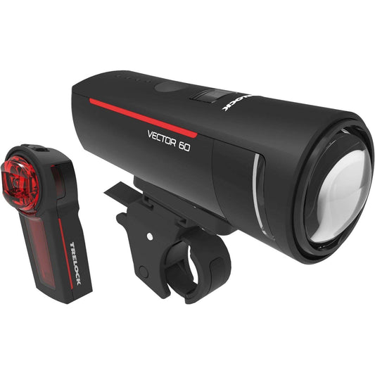 Trelock Verlichtings Set Vector Ls 600 I-Go Ls 740 60 Lux - Le Coq Wielerartikelen