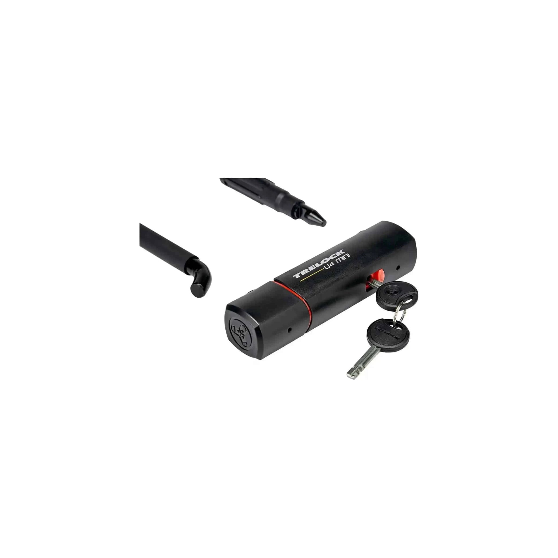 Trelock Beugelslot U4 Mini 83-152 Zb 401 - Zwart - Le Coq Wielerartikelen