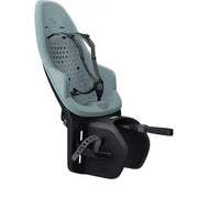 Thule Yepp 2 Maxi MIK HD fietszitje achter voor kinderen tot 22 kg, bevestiging op fietsframe, zwart en veilig ontworpen