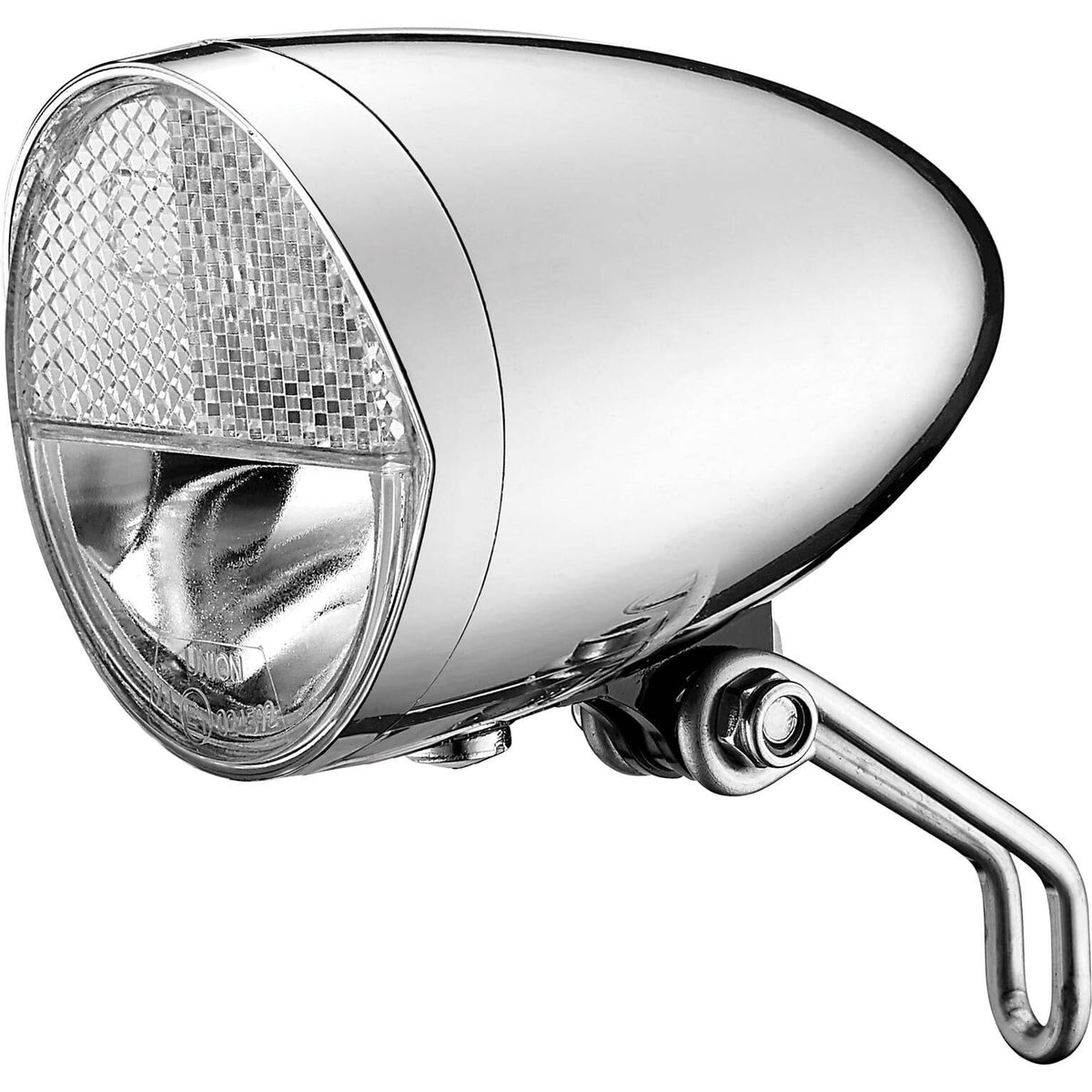Union Un-4990E Classico koplamp 30 lux in chroom voor fiets