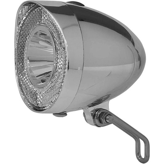 Union Koplamp Un-4915 Retro Batterij 20 Lux Chroom - Le Coq Wielerartikelen