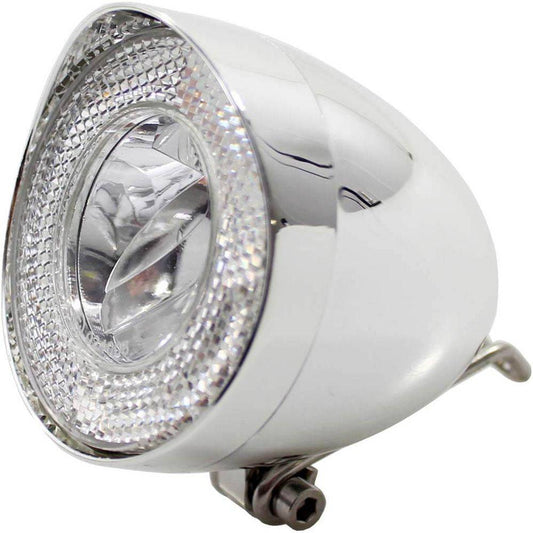 Union Koplamp Un-4930 Retro Dynamo 40 Lux Chroom - Le Coq Wielerartikelen