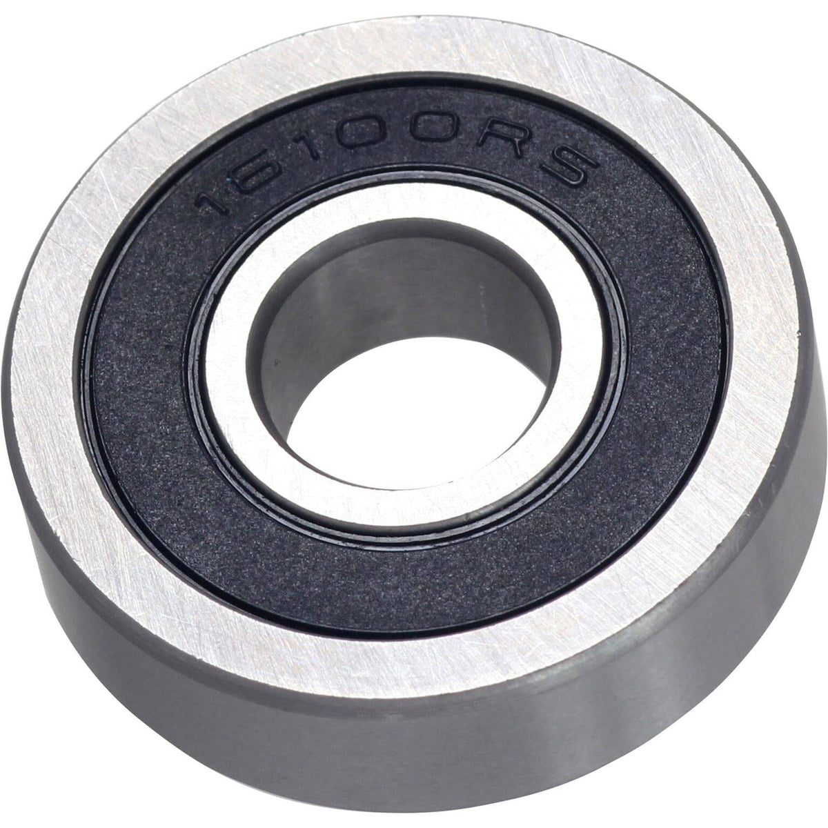 Union kogellager CB-066 MR16100 2Rs met 10x28x8 mm afmetingen, zichtbaar in het naafkogelringen en kogels productbeeld