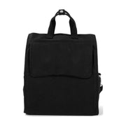 Urban Proof gerecyclede zwarte fietstas City Tote Bag, 22 liter, 36x32x19 cm, geschikt voor dagelijks gebruik op de fiets.