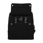 Zwarte Urban Proof gerecyclede fietstas City Tote Bag 22 liter, enkel, 36x32x19 cm, geschikt voor stadsfietsen