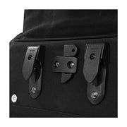 Zwarte Urban Proof gerecyclede fietstas city tote bag, 22 liter, 36x32x19 cm, voor dagelijks gebruik en fietsen.