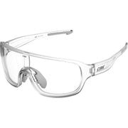 Crnk Vivid Optical 2 fietsbril met helder glazen en zwart montuur, geschikt voor wielrennen en outdoor activiteiten.
