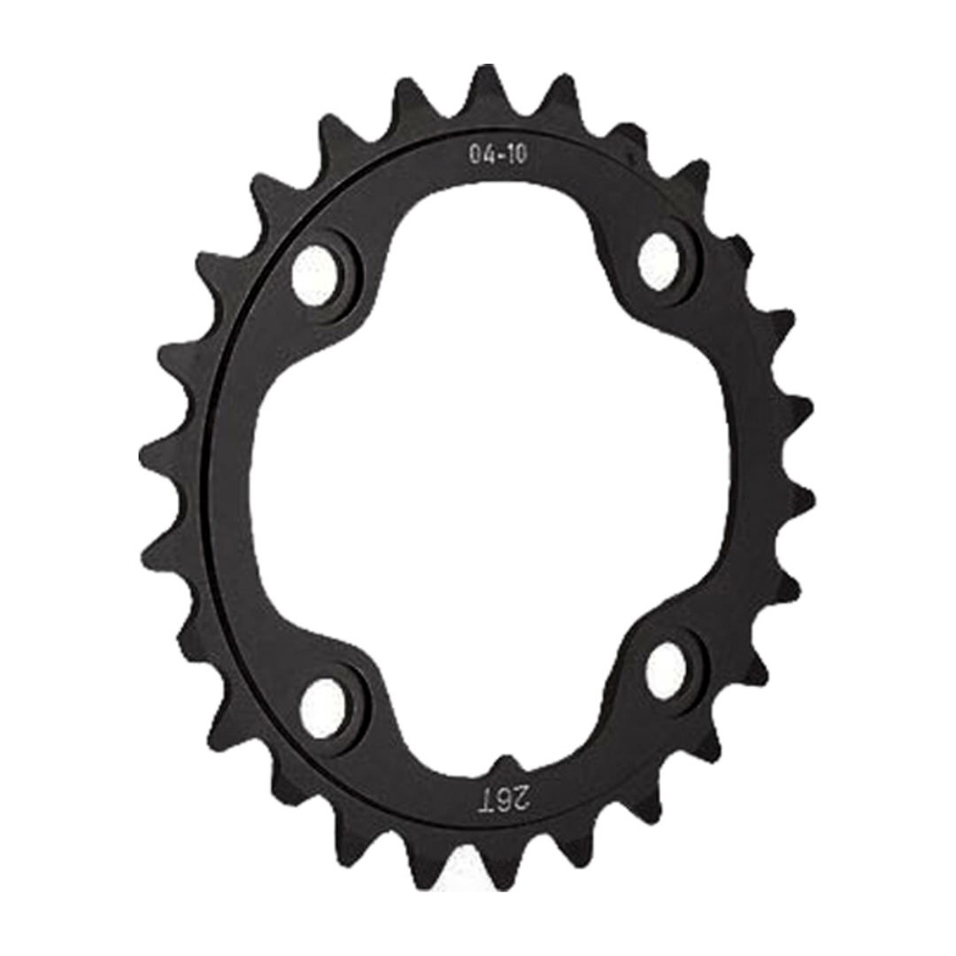 Sram X0/X9 22T kettingblad voor 9-speed mountainbike, zwart metalen crankblad met tanden.