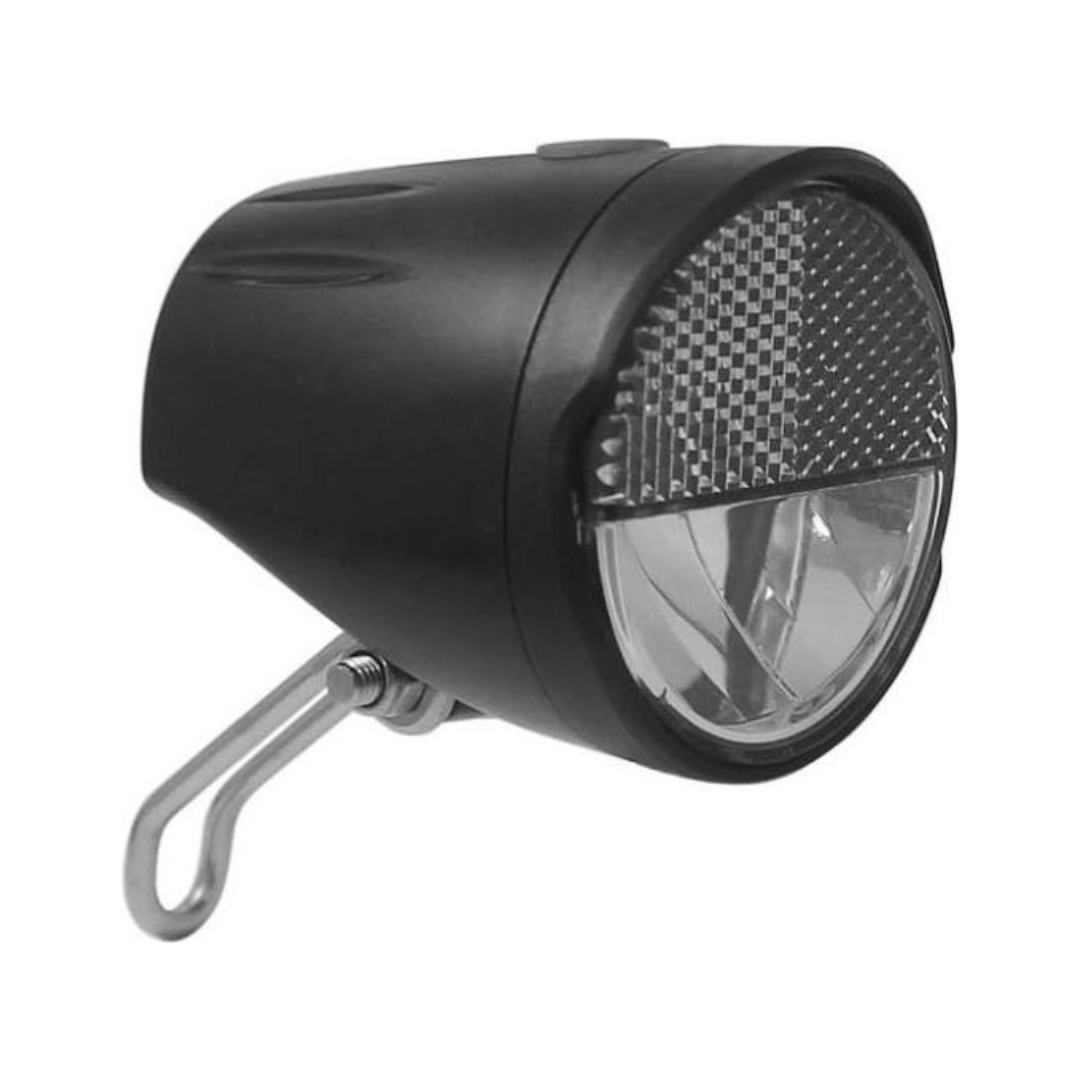 Union koplamp Un-4245 Venti met 20 Lux verlichting en batterij, zichtbaar in de afbeelding.