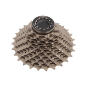 Edge CS-R9011 11-speed cassette in nickelgeplateerd zilver, geschikt voor racefietsen en hoogwaardige aandrijving.