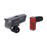 XLC Verlichtingsset Proxima Plus Cl-S24+ met voor- en achterlichten voor fiets, inclusief lampen en bevestigingsmaterialen