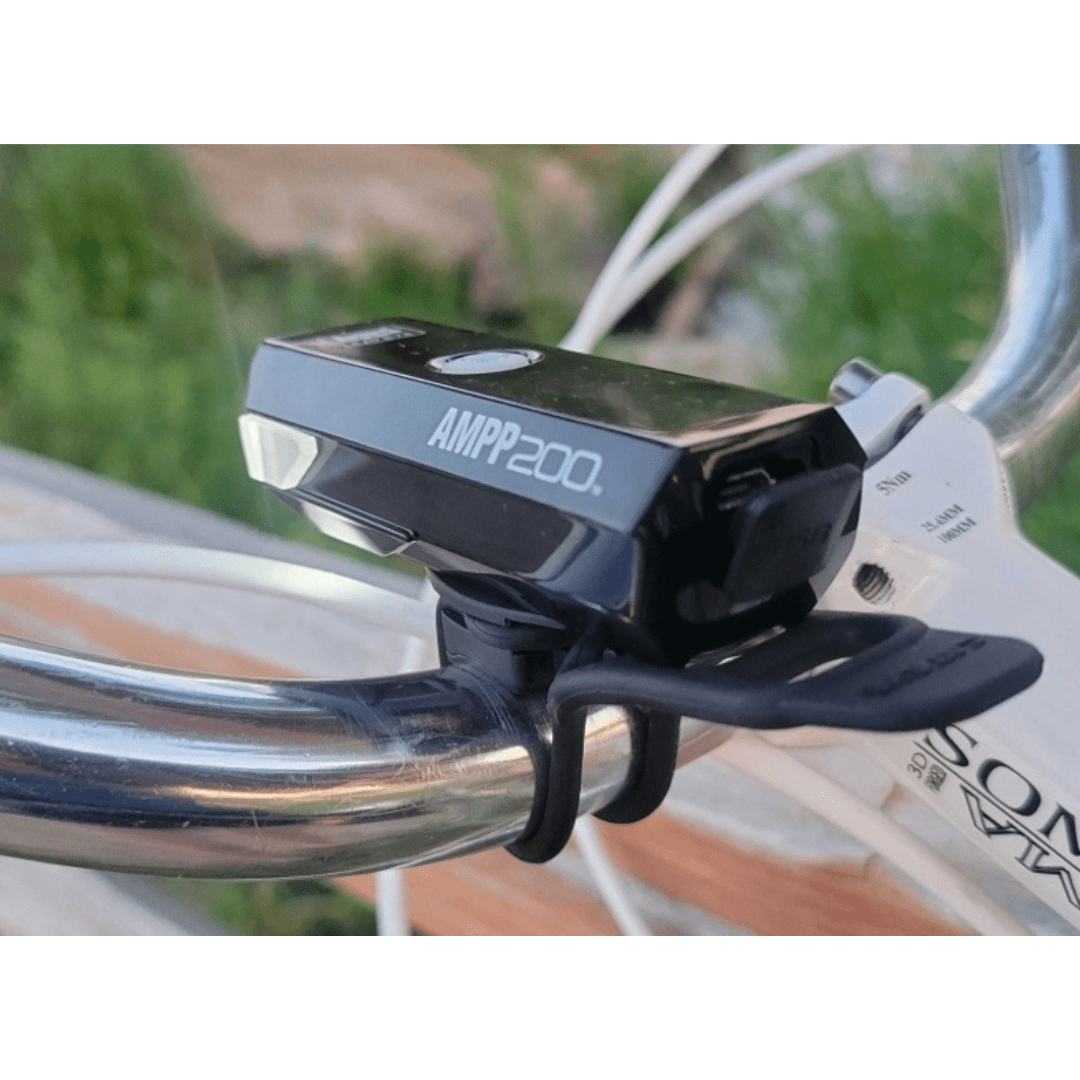 Koplamp Cateye Ampp200 Hl-El042Rc Led Usb Oplaadbaar Accu Zwart - Le Coq Wielerartikelen