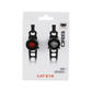 Lampset Cateye Orb Sl-Ld160-F + Sl-Ld160-R Led - Zwart - Le Coq Wielerartikelen
