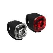 Edge verlichtingsset voor achter en voor, IPX3 waterbestendige LED-verlichting met glanzende afwerking, geschikt voor fietsen.