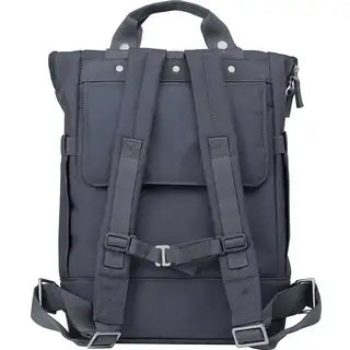 Blauwe Weathergoods Sweden fietstas voor kinderen met stevig ontwerp en verstelbare riemen, geschikt voor jonge fietsers.