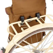 Weathergoods Sweden stadsfietstas, waterdichte rugtas van gerecycled polyester, geschikt voor enkel fietsgebruik, zwart en robuust.