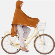 Weathergoods Sweden waterdichte Imbris poncho van gerecycled materiaal, beschermt tegen regen en wind, in natuurlijke kleuren