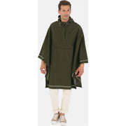 Waterdichte Weathergoods Sweden Poncho Imbris van gerecycled materiaal, met capuchon en waterafstotende stof, geschikt voor nat weer.