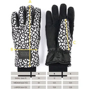 Weathergoods Sweden Luna Leopard reflecterende winterhandschoenen, winddicht en warm, geschikt voor koude winterdagen.