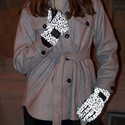Weathergoods Sweden Luna leopard winterhandschoenen met reflecterende details, winddicht en warm voor koude winterdagen.