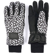 Weathergoods Sweden Luna Leopard winterhandschoenen met reflecterende details, winddicht en warm voor koud weer.